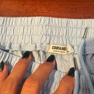 Light Blue Men's Athletic Shorts